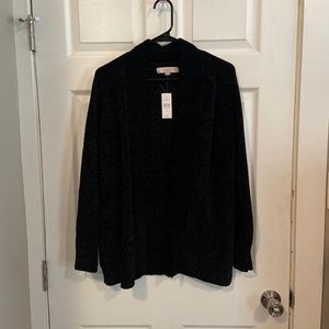 Black cardigan